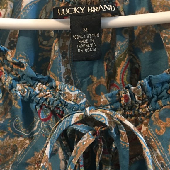 Lucky Brand Shirt, sz M - Picture 2 of 11